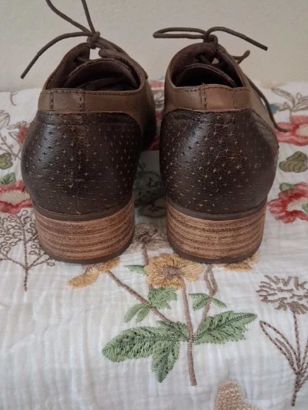 Dansko Classic Lace-up Brown Leather Women's Oxford, Size 38